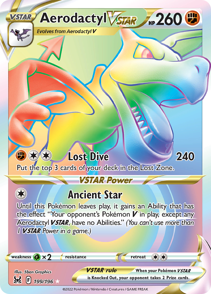 Aerodactyl VSTAR #199/196 - Lost Origin