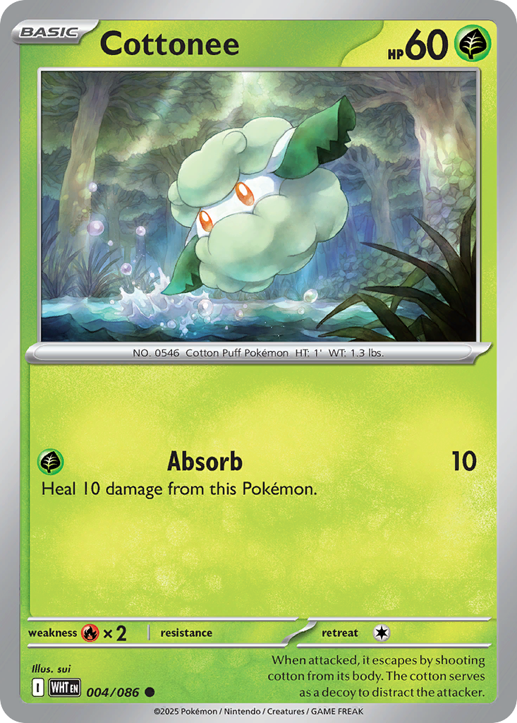Cottonee #4/86 - White Flare