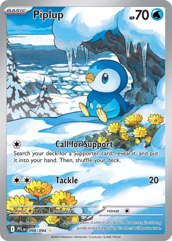 Piplup #98/94 - Phantasmal Flames