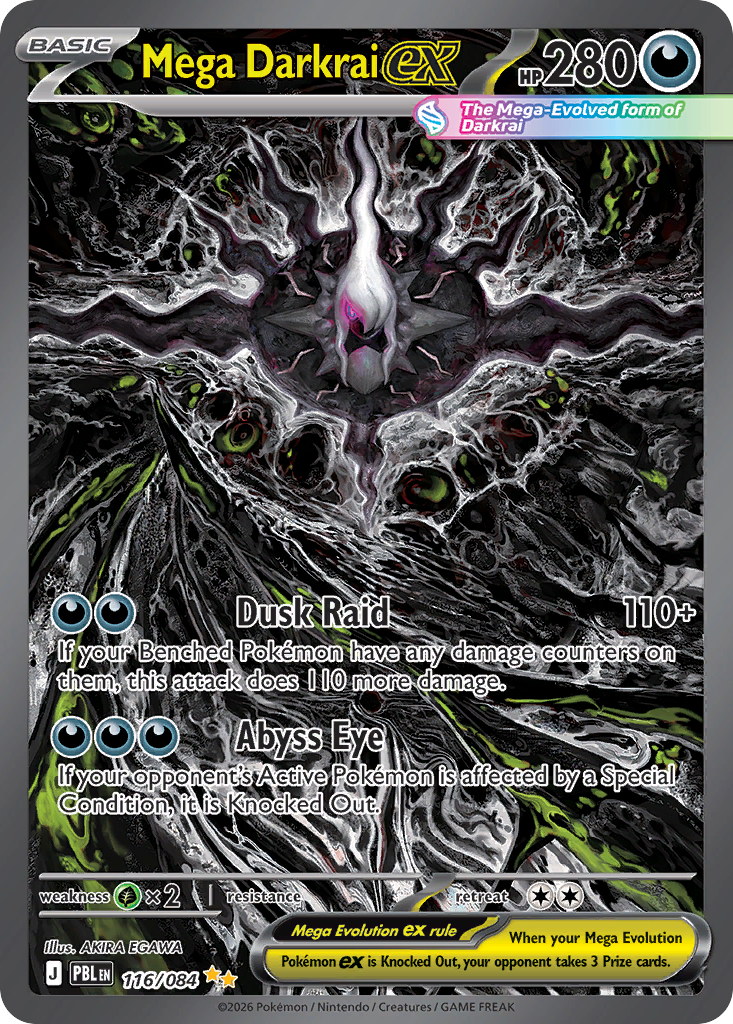 Mega Darkrai ex #116/84 - Pitch Black