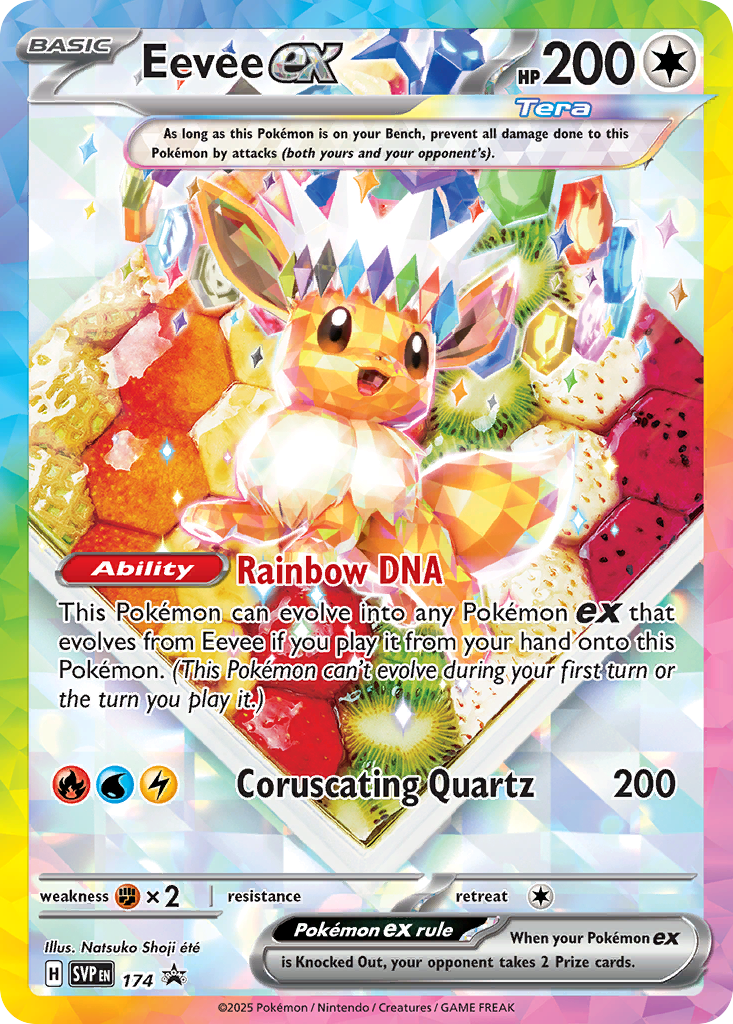 Eevee ex #174/224 - Scarlet & Violet Black Star Promos