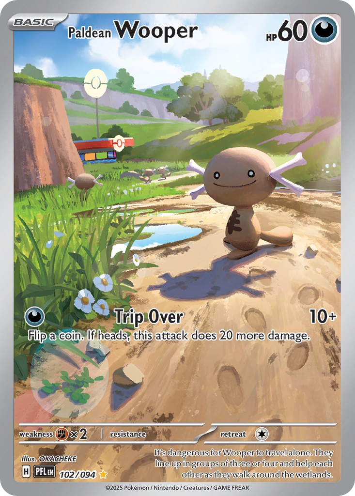 Paldean Wooper #102/94 - Phantasmal Flames