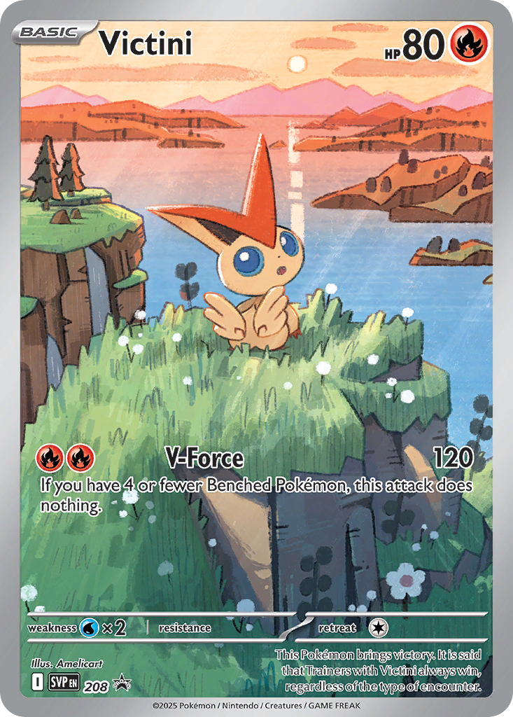 Victini #208/224 - Scarlet & Violet Black Star Promos