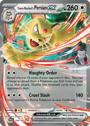 Team Rocket's Persian ex #150/182 - Destined Rivals