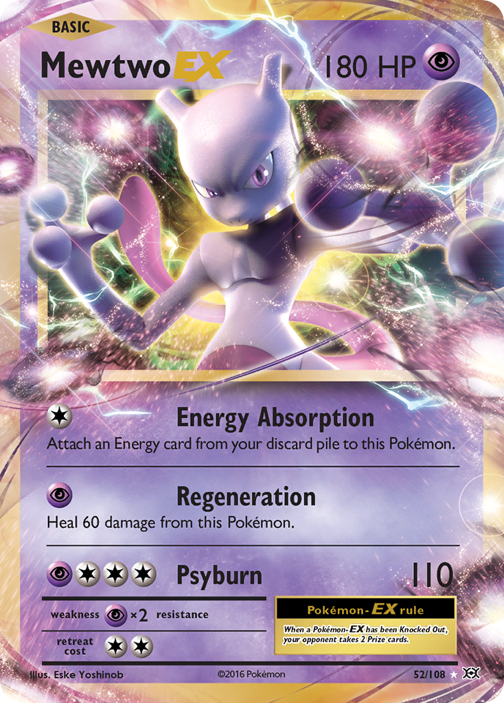 Mewtwo-EX #52/108 - Evolutions