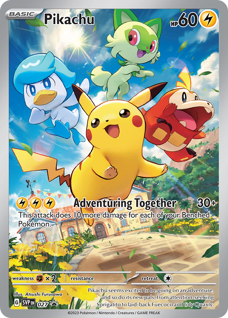 Pikachu #27/224 - Scarlet & Violet Black Star Promos