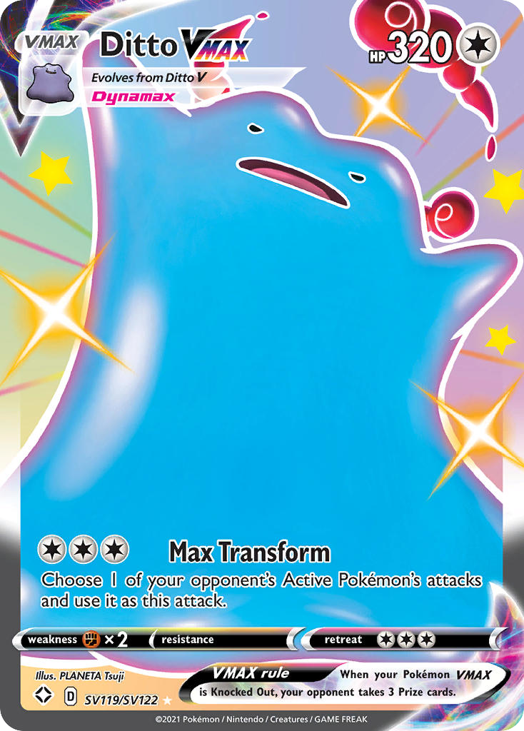 Ditto VMAX #SV119/122 - Shining Fates Shiny Vault