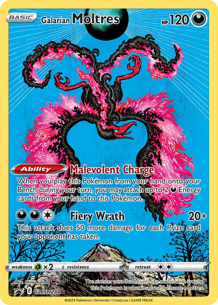 Galarian Moltres #SWSH284/307 - SWSH Black Star Promos