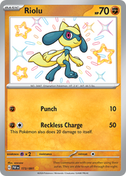 Riolu #173/91 - Paldean Fates