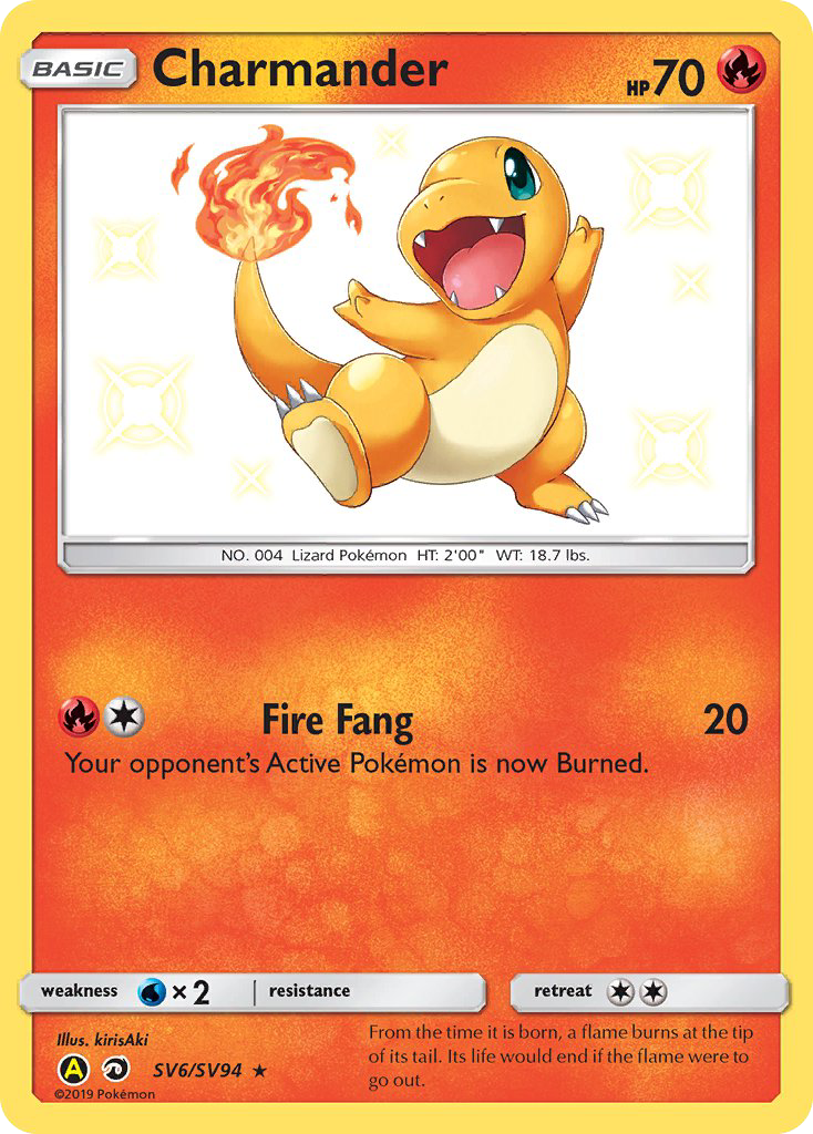 Charmander #SV6/94 - Hidden Fates Shiny Vault