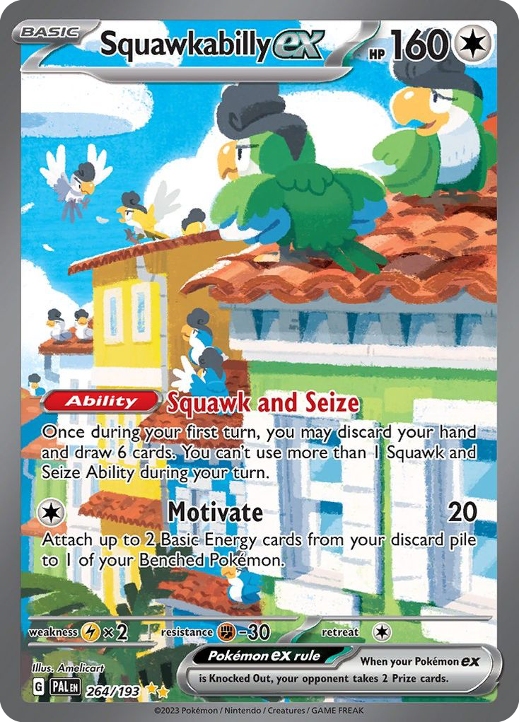 Squawkabilly ex #264/193 - Paldea Evolved