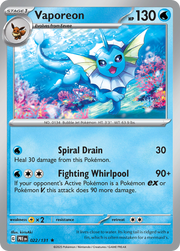Vaporeon #22/131 - Prismatic Evolutions
