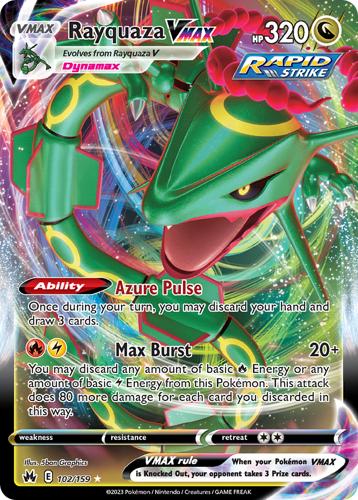 Rayquaza VMAX #102/159 - Crown Zenith