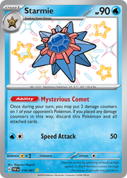 Starmie #119/91 - Paldean Fates