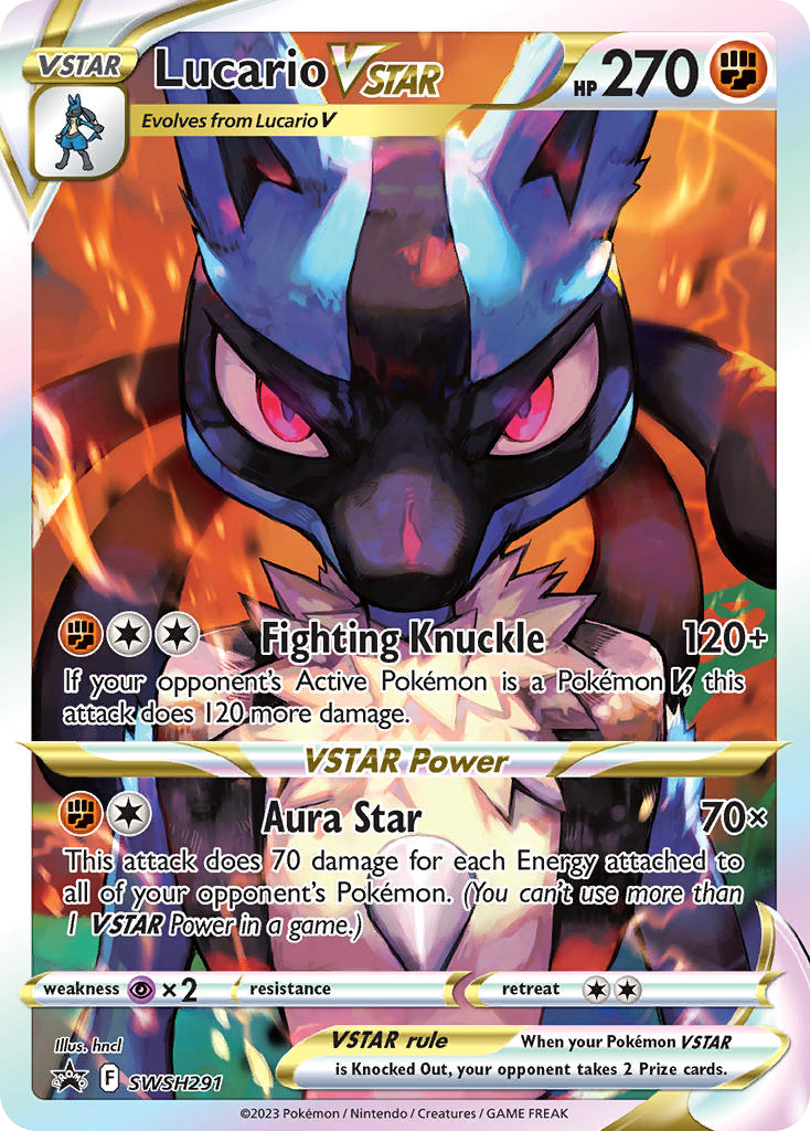 Lucario VSTAR #SWSH291/307 - SWSH Black Star Promos