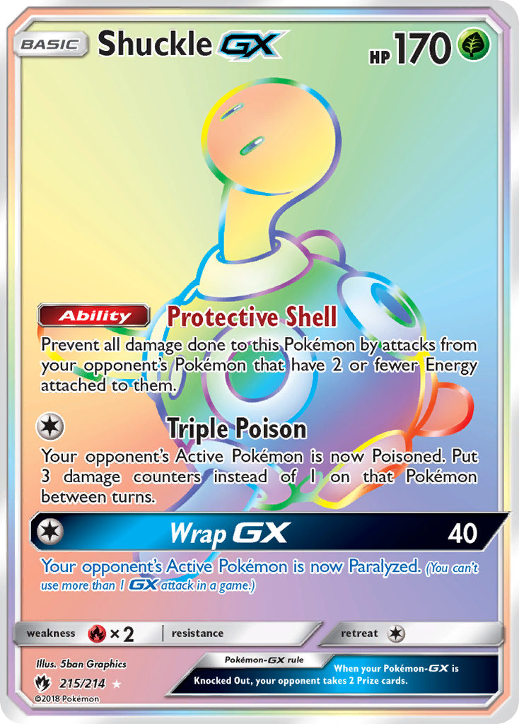 Shuckle-GX #215/214 - Lost Thunder