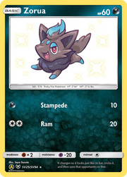Zorua #SV25/94 - Hidden Fates Shiny Vault