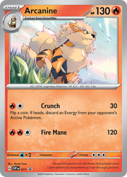 Arcanine #11/224 - Scarlet & Violet Black Star Promos