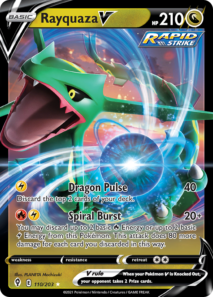 Rayquaza V #110/203 - Evolving Skies