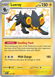 Luxray #137/91 - Paldean Fates