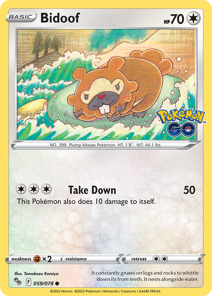 Bidoof #59/78 - Pokémon GO