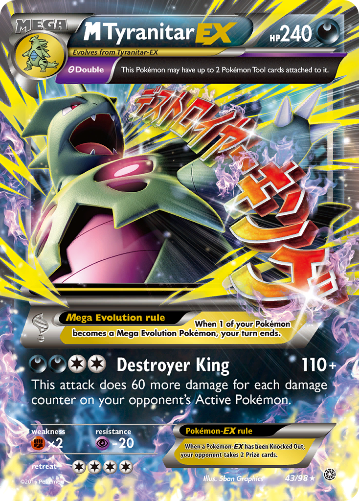 M Tyranitar-EX #43/98 - Ancient Origins