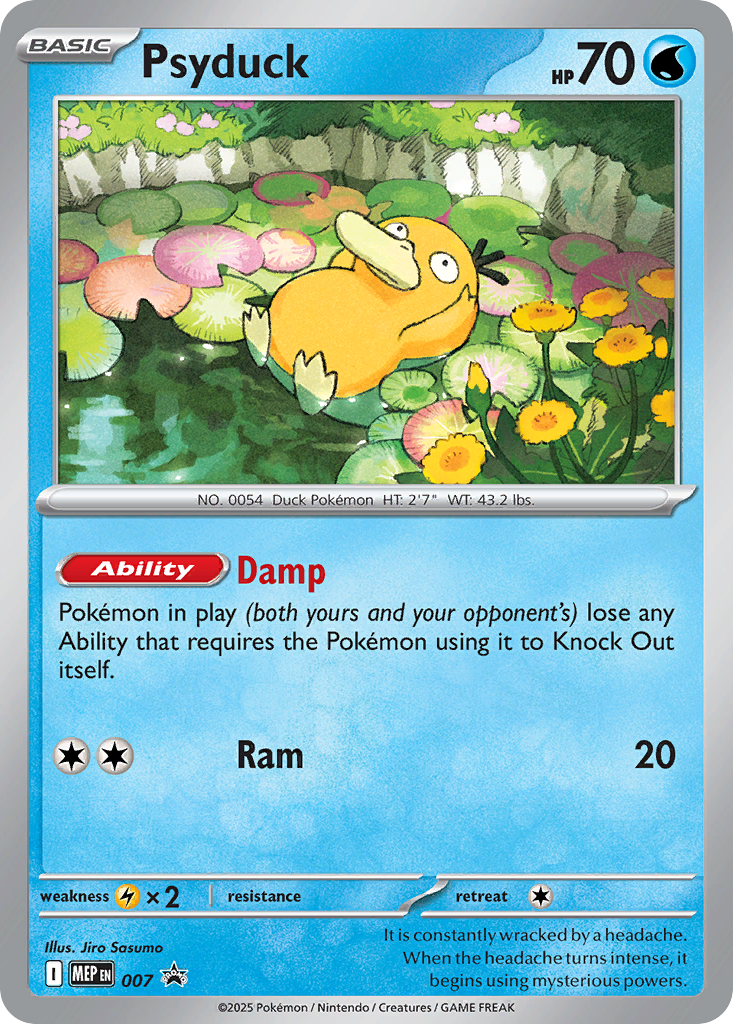 Psyduck #7 - Mega Evolution Black Star Promos
