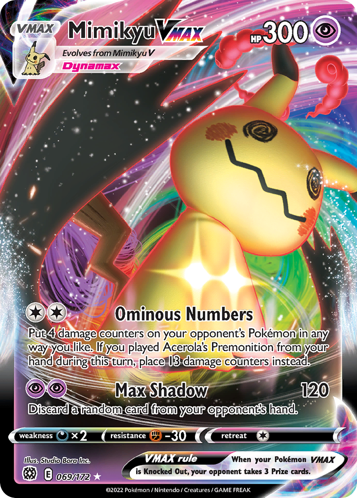 Mimikyu VMAX #69/172 - Brilliant Stars