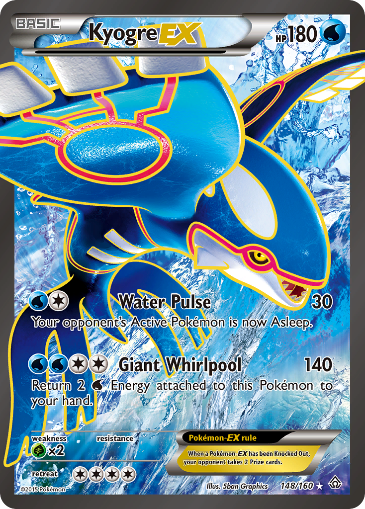 Kyogre-EX #148/160 - Primal Clash