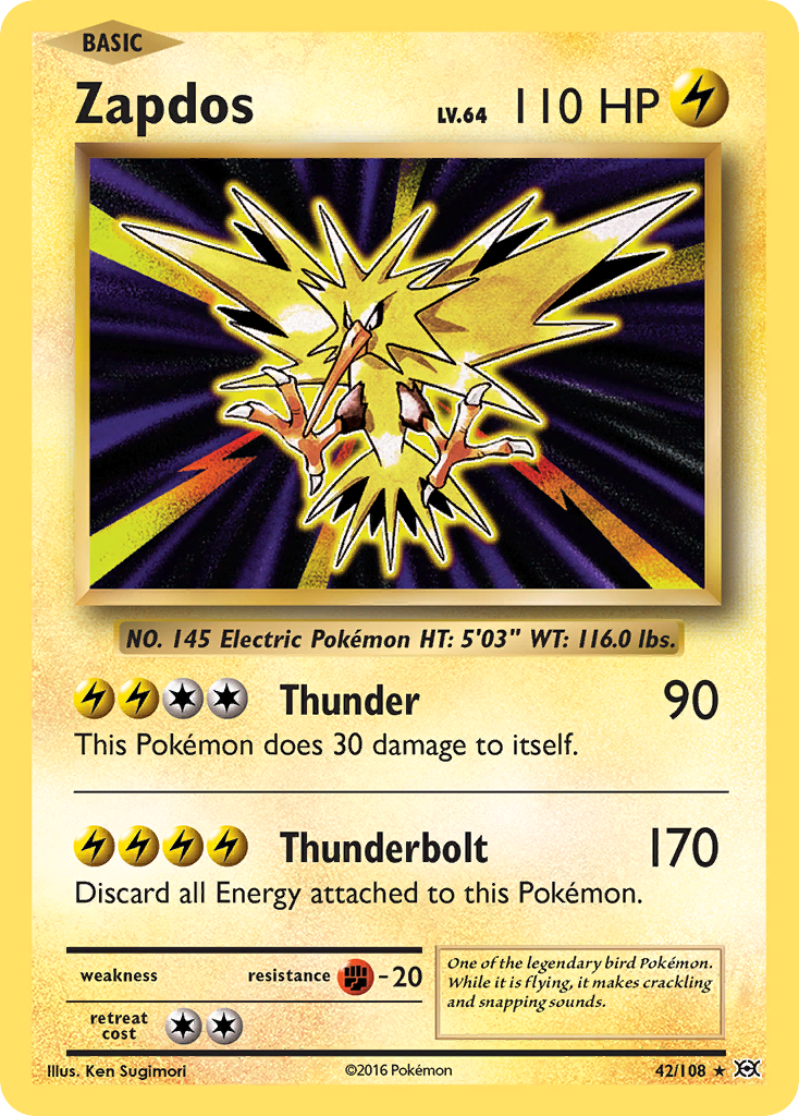 Zapdos #42/108 - Evolutions