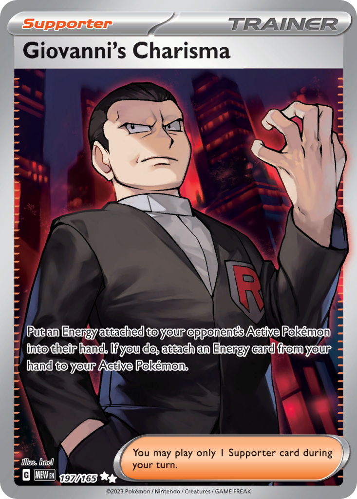 Giovanni's Charisma #197/165 - 151