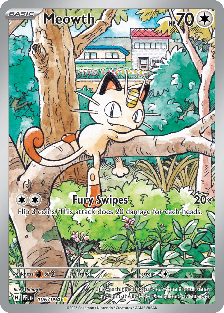 Meowth #106/94 - Phantasmal Flames