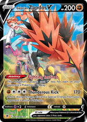 Galarian Zapdos V #TG19/30 - Astral Radiance Trainer Gallery