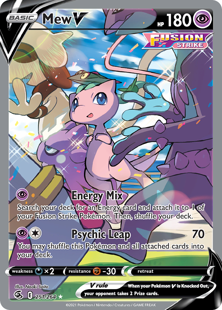 Mew V #251/264 - Fusion Strike
