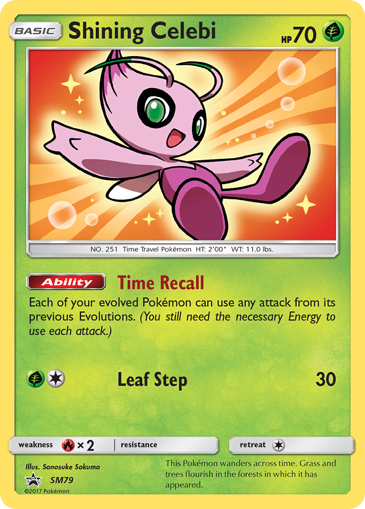 Shining Celebi #SM79/248 - SM Black Star Promos