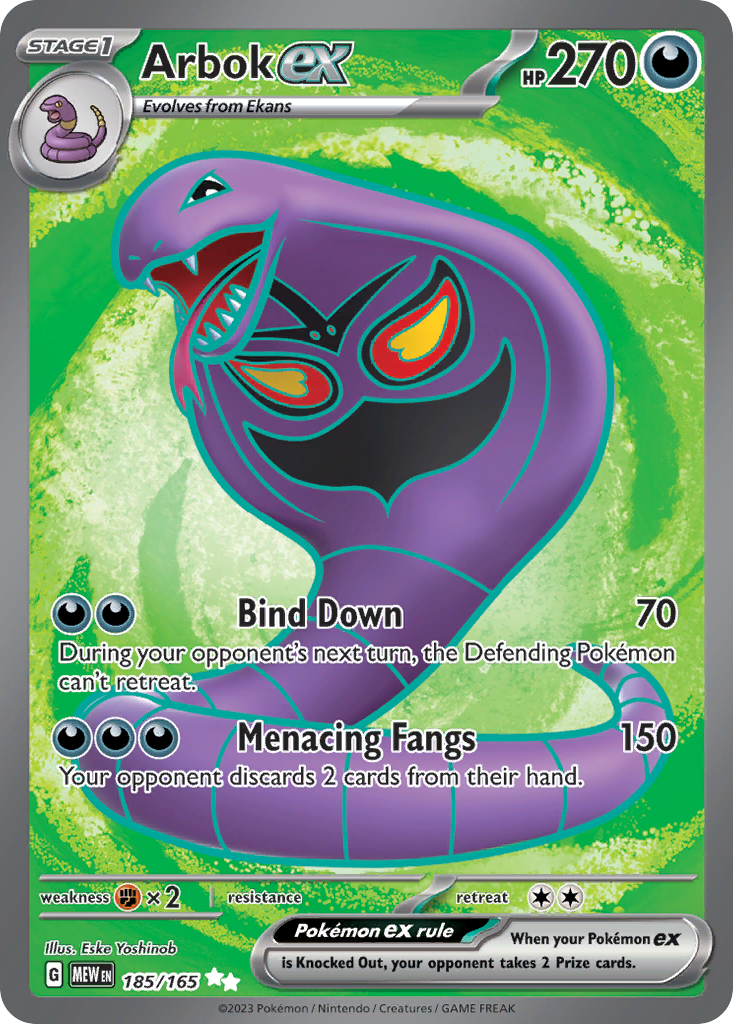 Arbok ex #185/165 - 151