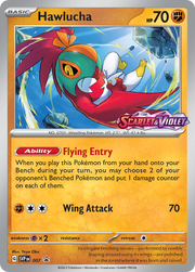 Hawlucha #7/224 - Scarlet & Violet Black Star Promos