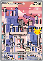 Galarian Meowth #141/128 - 30th Celebration
