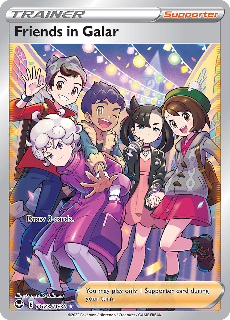 Friends in Galar #TG23/30 - Silver Tempest Trainer Gallery