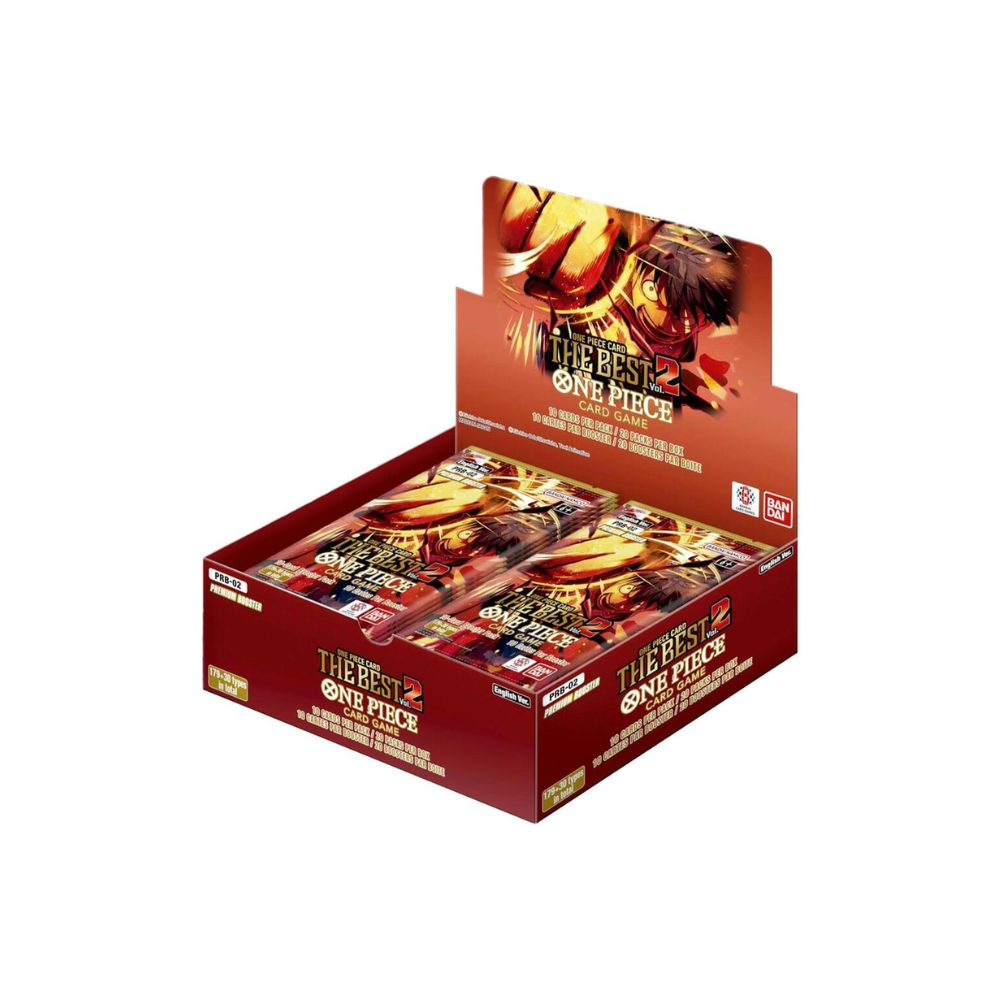 English PRB-02 One Piece Card Game the Best Vol. 2 Booster Box